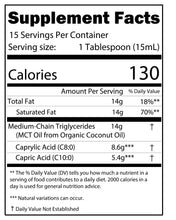 Load image into Gallery viewer, Organic MCT Oil - 8oz