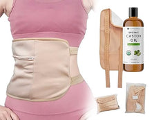 Load image into Gallery viewer, Castor Oil Pack Wrap (includes 16oz bottle of Organic Castor Oil)
